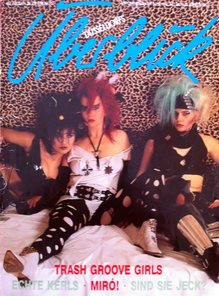 the trash groove girls, band, front cover, Überblick, 1987, katinka päkel, andrea willert, simone stepputat