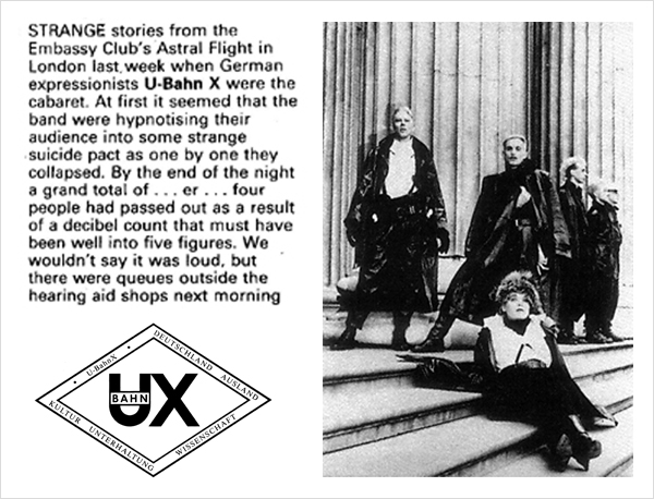 press release, heidi von düsseldorf, ilona bolz-garland, u-bahnx 1985 emi